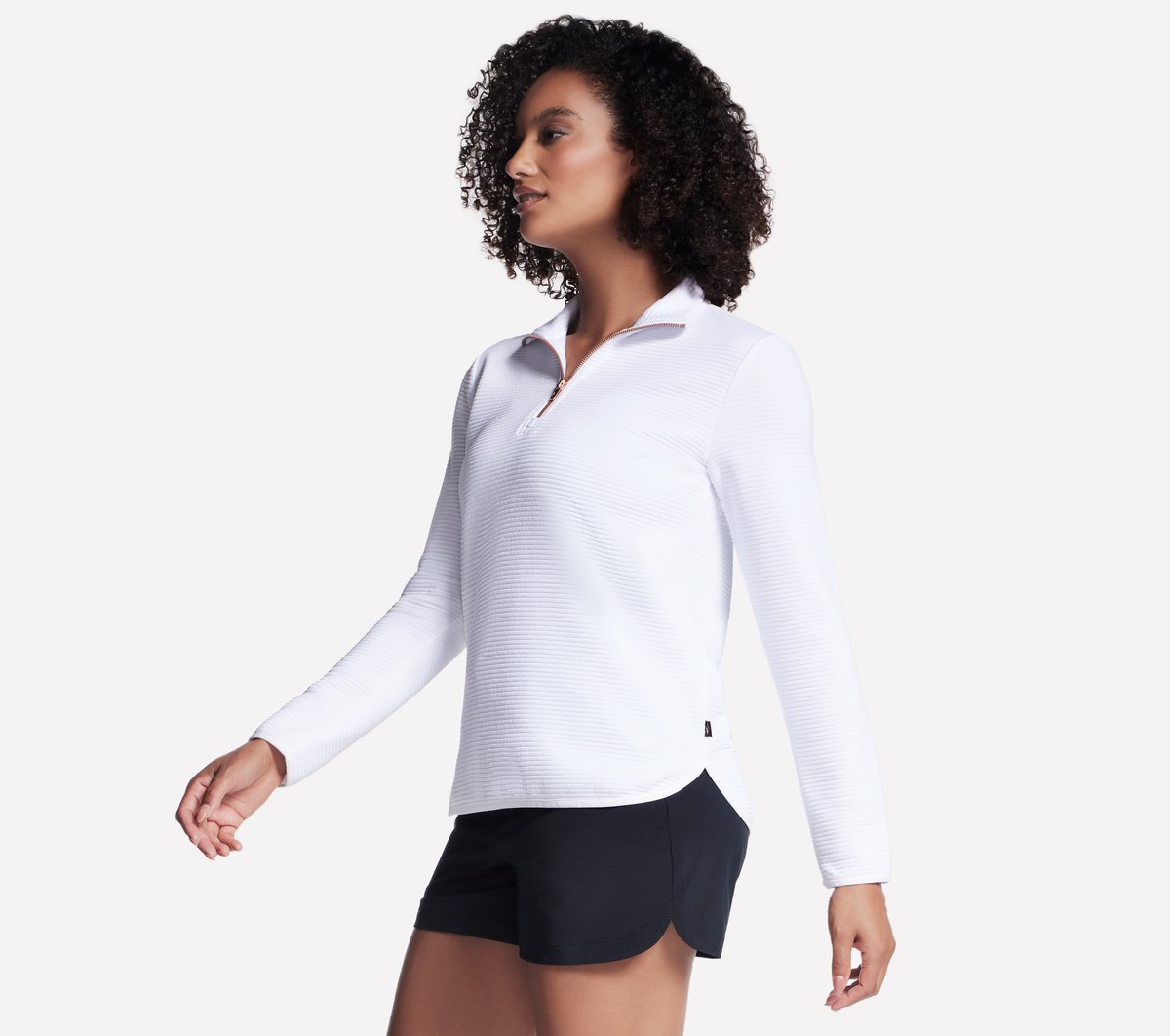 Skechers Women Soft Knit Ottoman 1/4 Zip