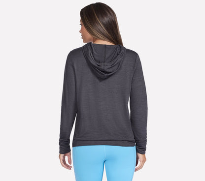 Skechers Women GO DRI Swift Stripe Hoodie