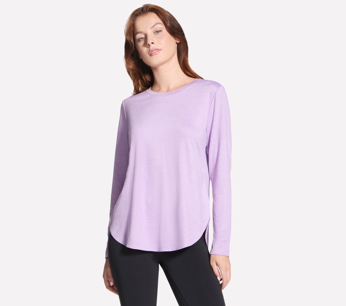 Skechers Women GO DRI Swift Stripe Long Sleeve