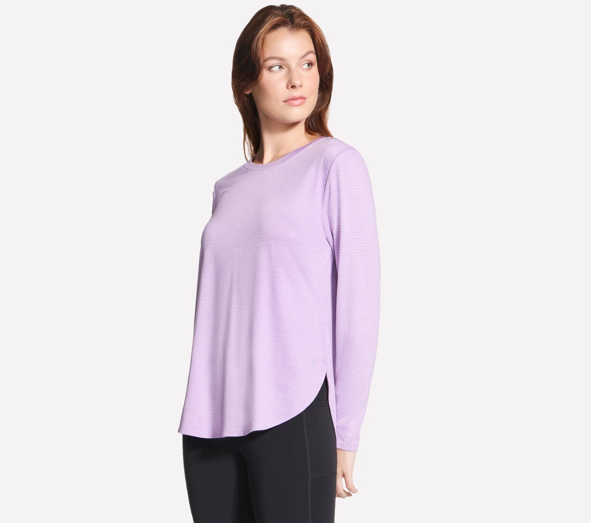Skechers Women GO DRI Swift Stripe Long Sleeve