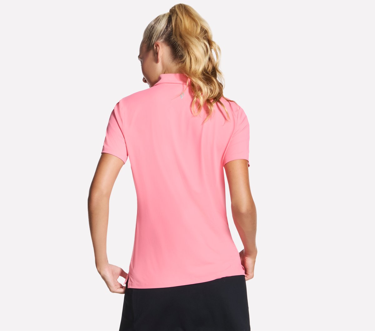 Skechers Women GO GOLF Short Sleeve Birdie Zip Front Polo