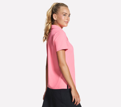 Skechers Women GO GOLF Short Sleeve Birdie Zip Front Polo