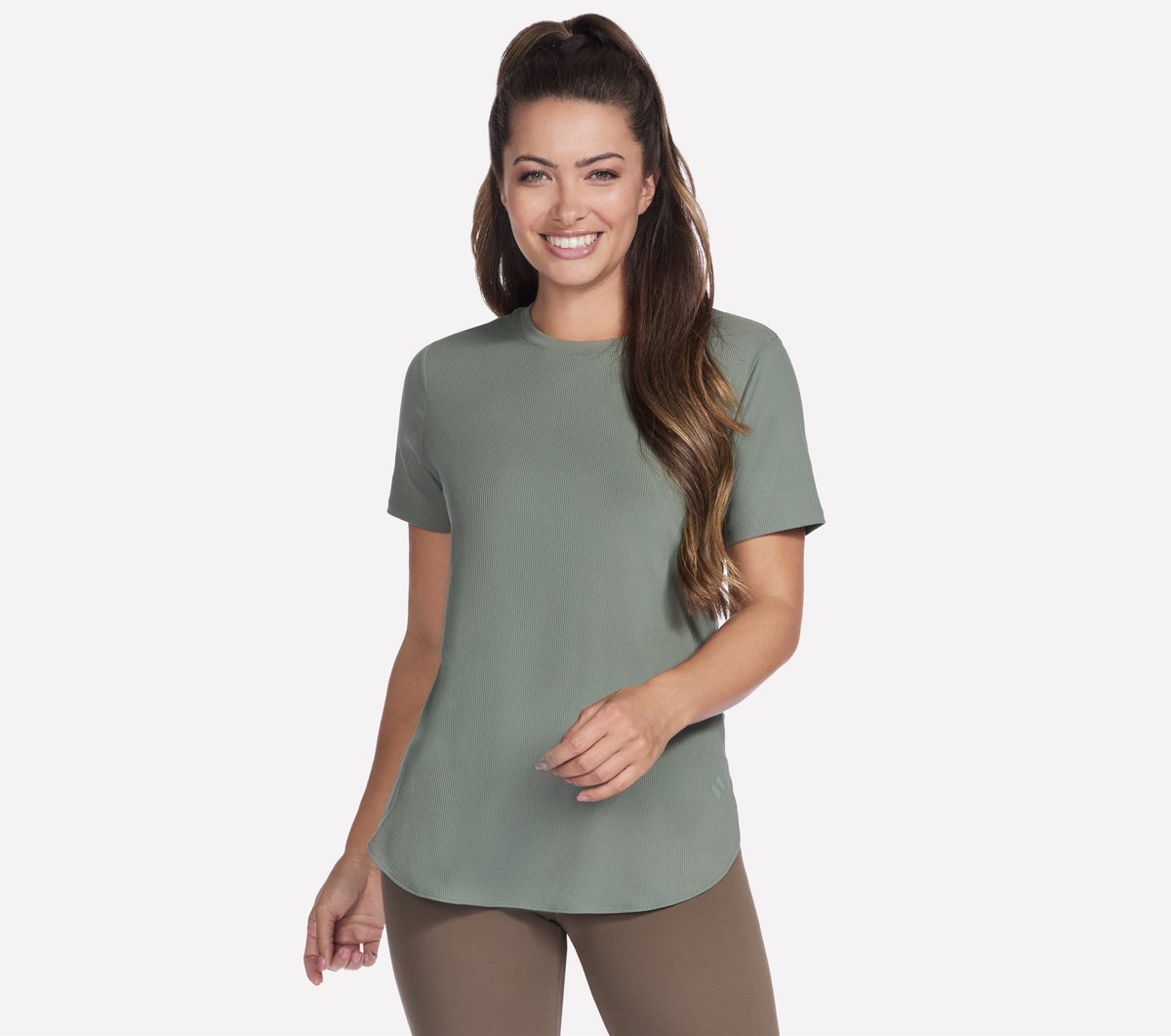 Skechers Women GO WALK Luxe Rib Tunic Tee
