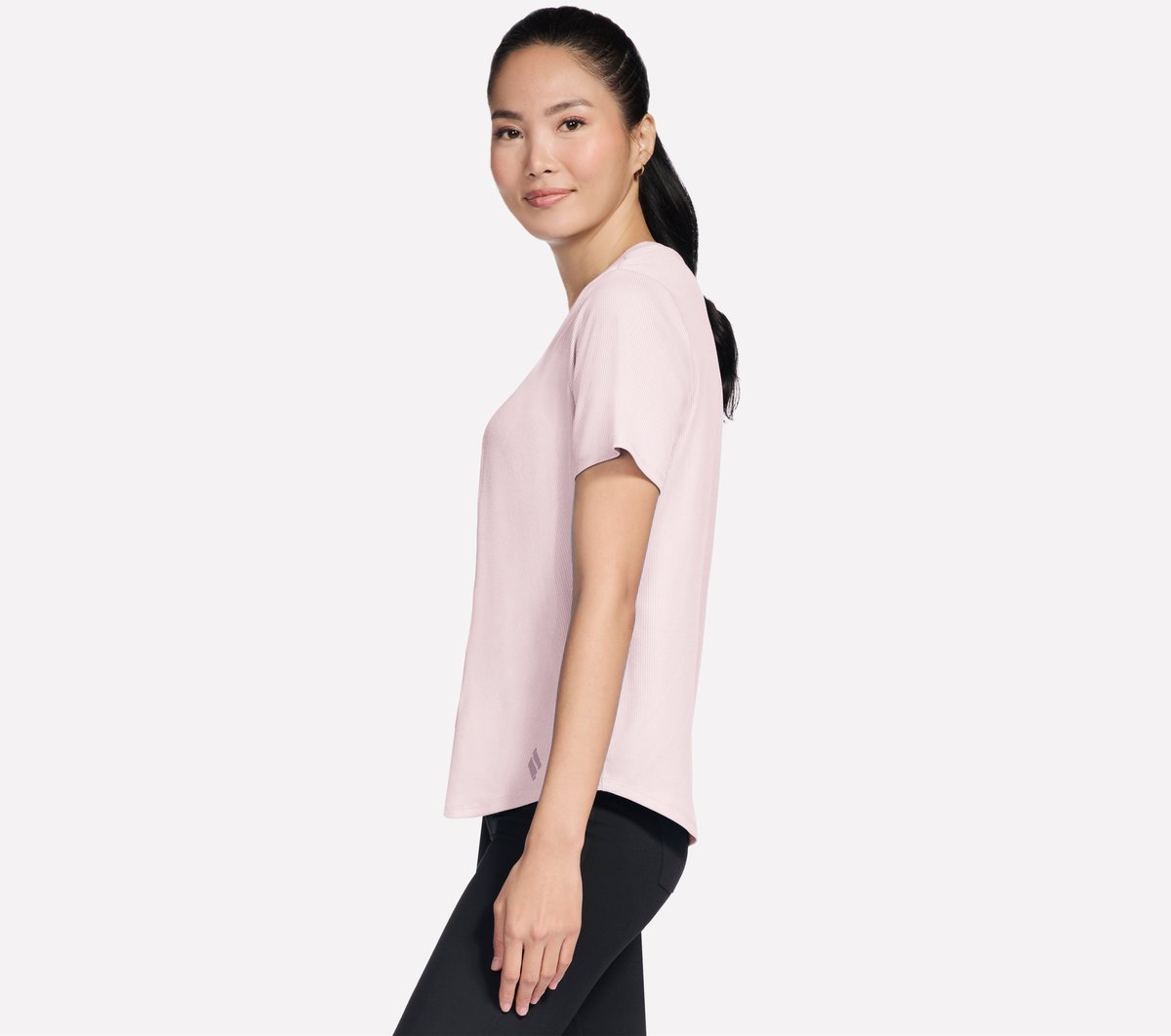 Skechers Women GO WALK Luxe Rib Tee