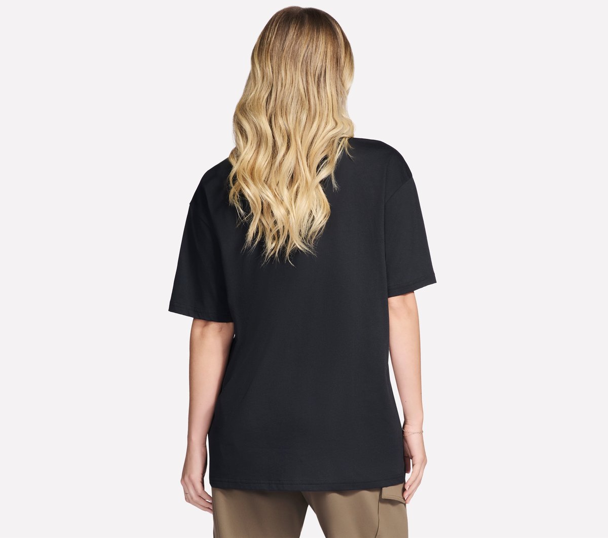 Skechers Women Gold Splatter Diamond Short Sleeve Tee