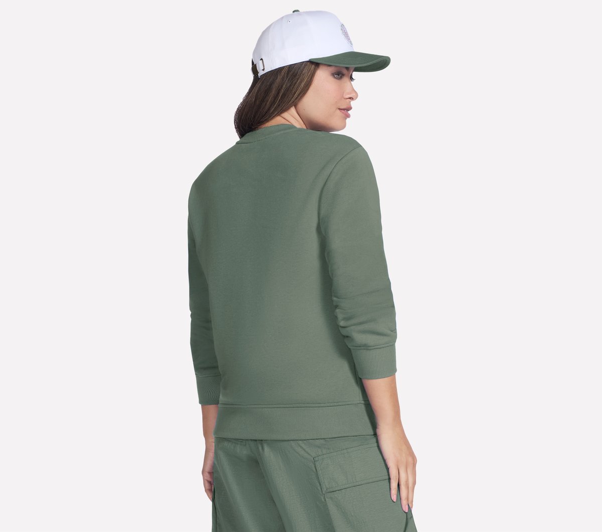 Skechers Women Collegiate Crest Crewneck
