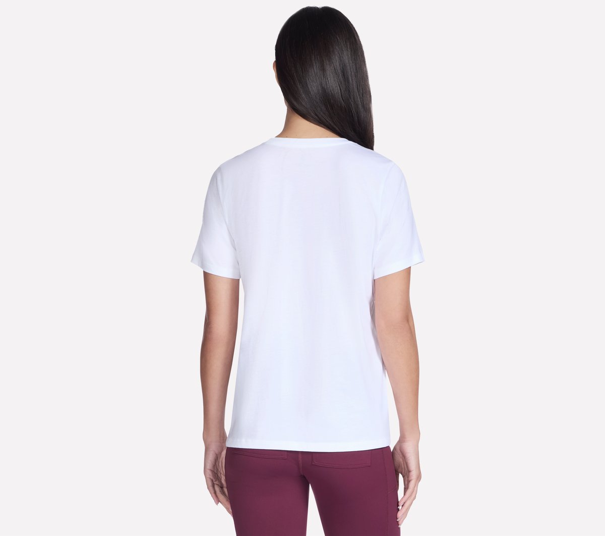 Skechers Women Floral Diamond Short Sleeve Tee