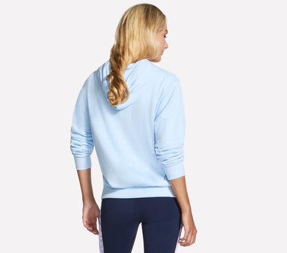 Skechers Women Floral Diamond Pullover Hoodie