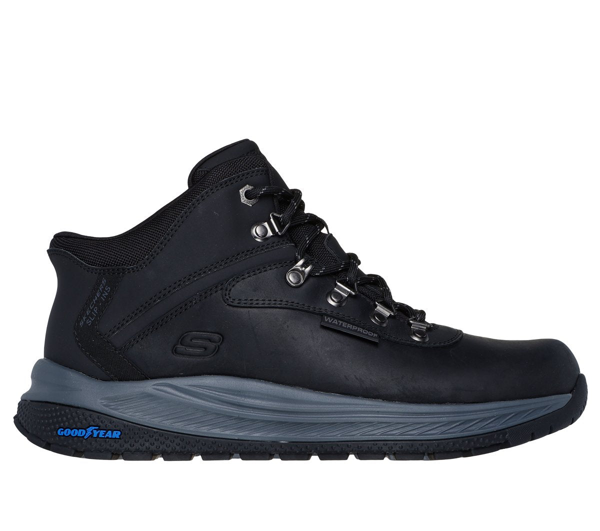 Skechers Men Slip-ins Waterproof Relaxed Fit: Meroe - Pikeman
