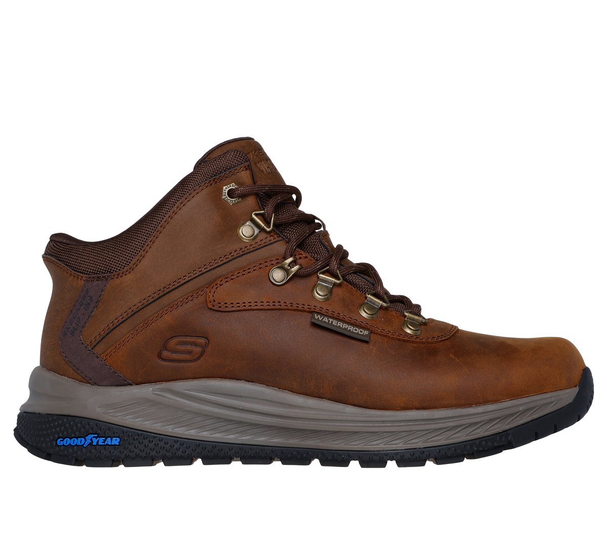 Skechers Men Slip-ins Waterproof Relaxed Fit: Meroe - Pikeman