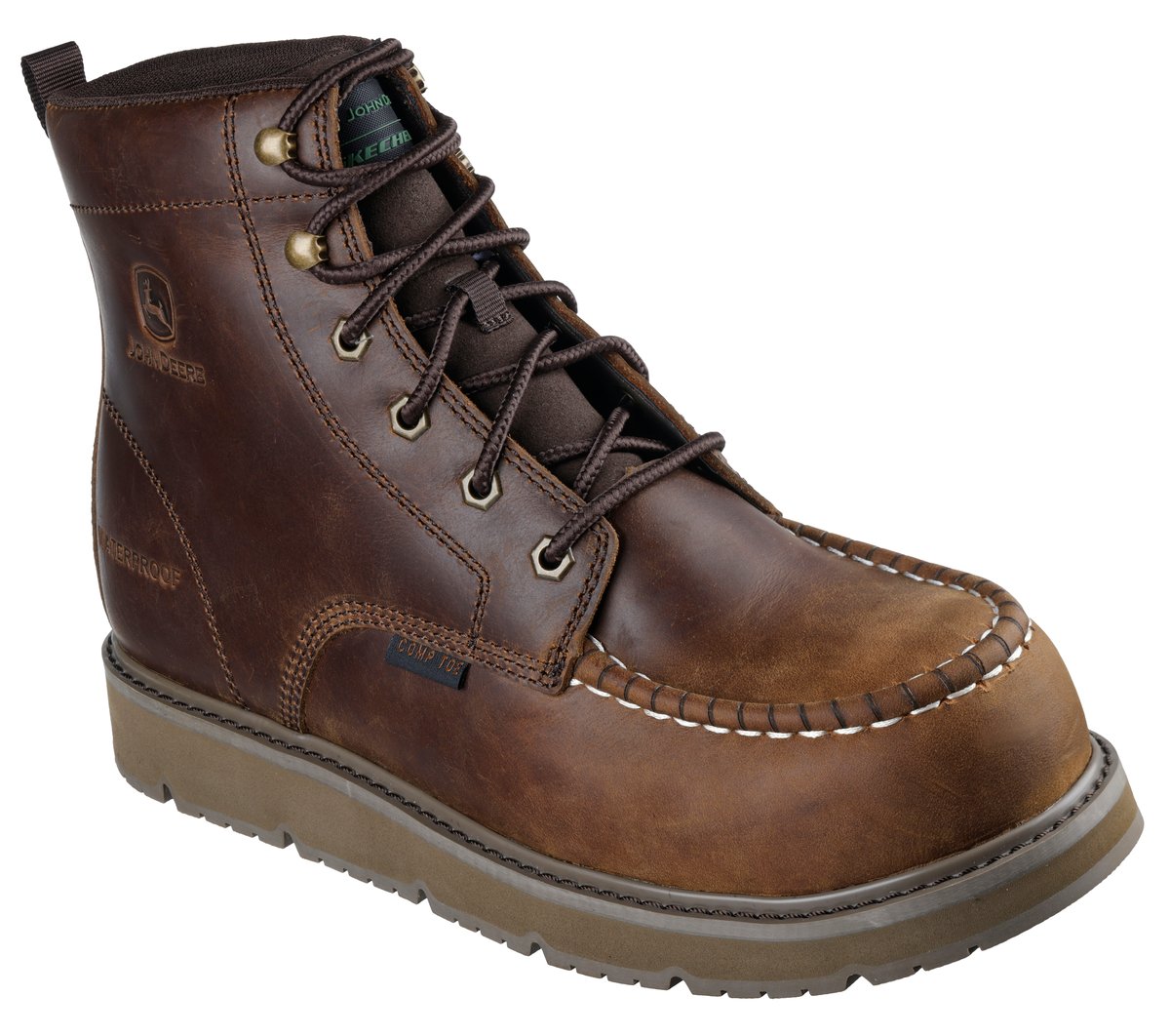 Skechers Men John Deere Waterproof: Flex-Wedge Ranger - Wild Yew