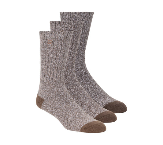 Skechers Men|Clothing Super Soft Boot Crew Socks - 3 Pack