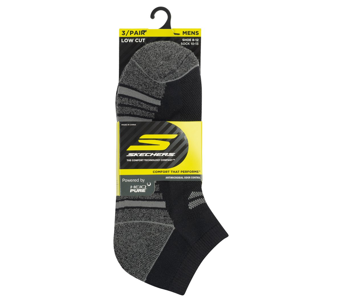 Skechers Men|Clothing 3 Pack Men's Half Terry Low Cut Socks