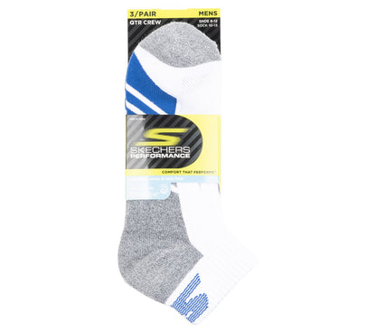 Skechers Men|Clothing 3 Pack Men's Half Terry Quarter Crew Socks