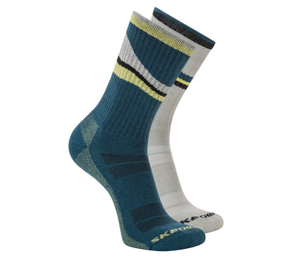 Skechers Men|Clothing 2 Pack Men's Crew Trail Socks