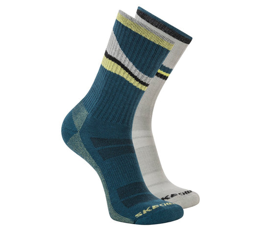 Skechers Men|Clothing 2 Pack Men's Crew Trail Socks