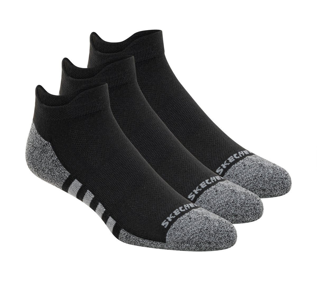 Skechers Men|Clothing Lowcut Heel Tab Work Socks - 3 Pack