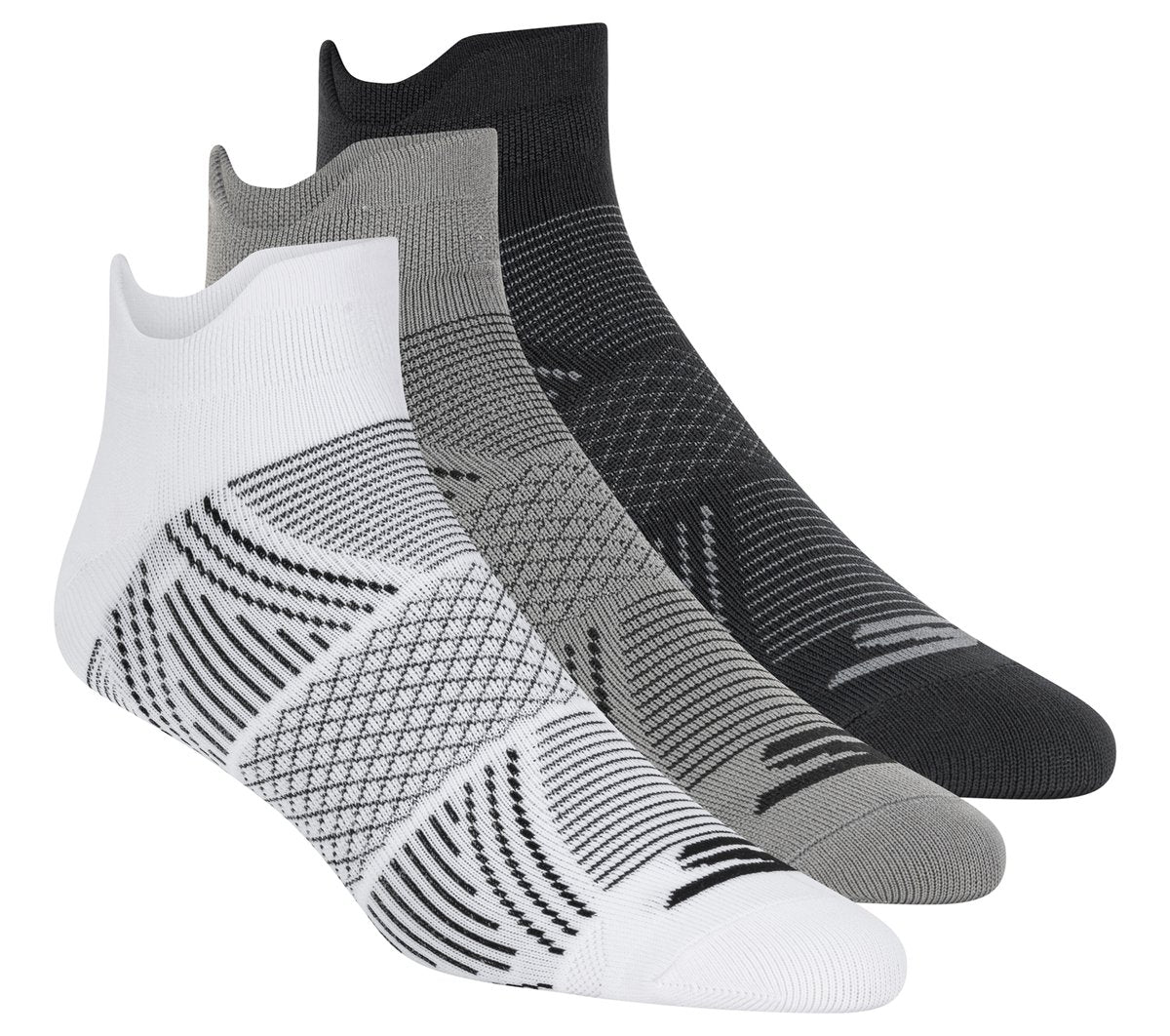 Skechers Men|Clothing 3 Pack Men's Performance Low Cut Pattern Socks