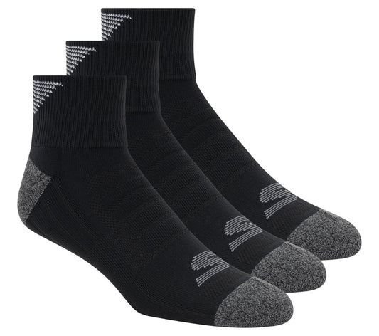 Skechers Men|Clothing 3 Pack Men's Half Terry Quarter Crew Socks