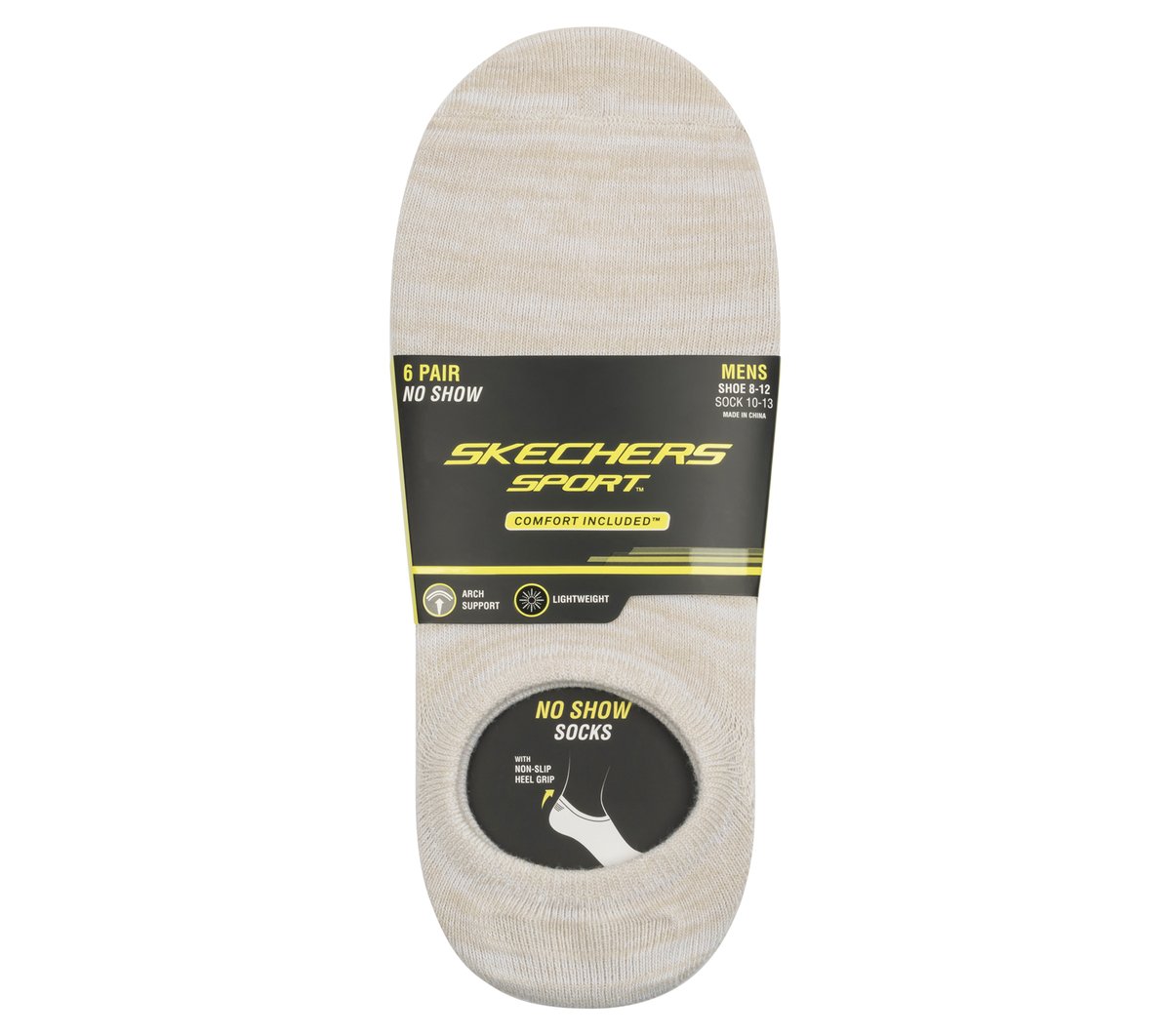 Skechers Men|Clothing 6 Pack Men's Sneaker Liner Socks