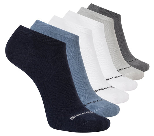 Skechers Men|Clothing 6 Pack Men's Low Cut Texture Knit Socks