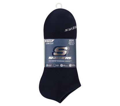 Skechers Men|Clothing 6 Pack Men's Low Cut Texture Knit Socks
