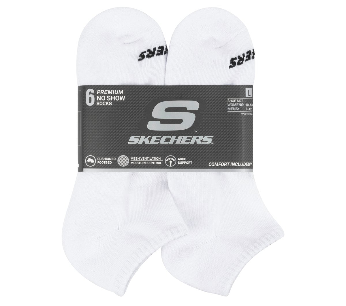Skechers Men|Clothing 6 Pack Core Low Cut Large Socks
