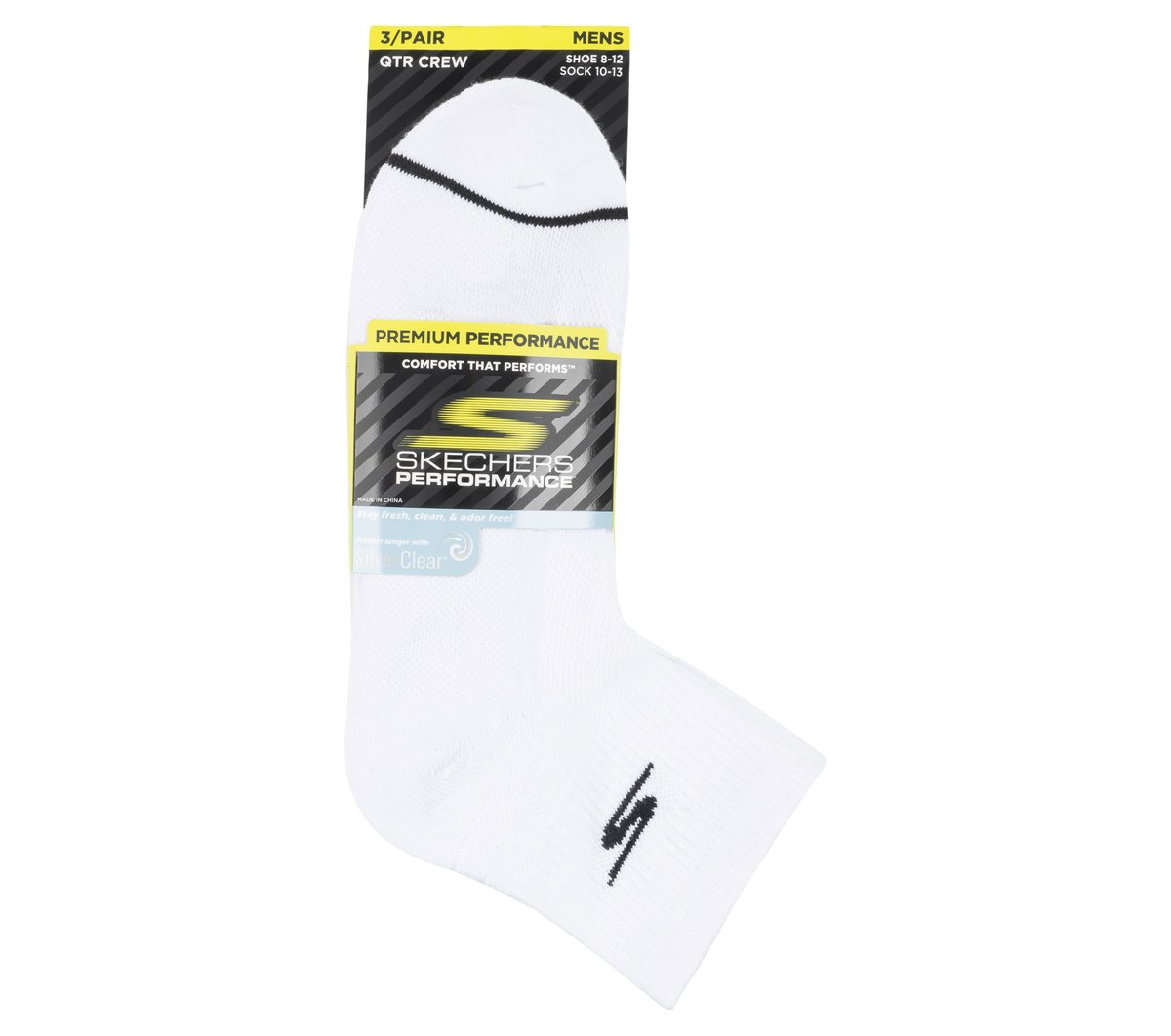 Skechers Men|Clothing Quarter Premium Basic Socks - 3 Pack