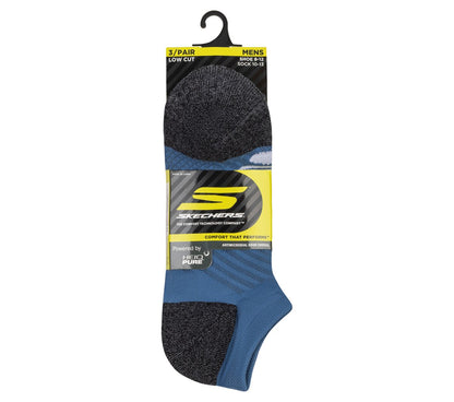 Skechers Men|Clothing 3 Pack Men's Terry Low Cut Socks
