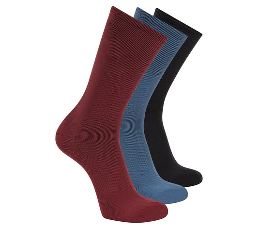 Skechers Men|Clothing 3 Pack Men's Reflective Performance Half Terry Crew Socks