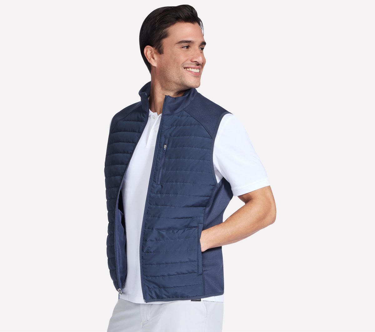 Skechers Men GO SHIELD Cozy Fit Hybrid Vest