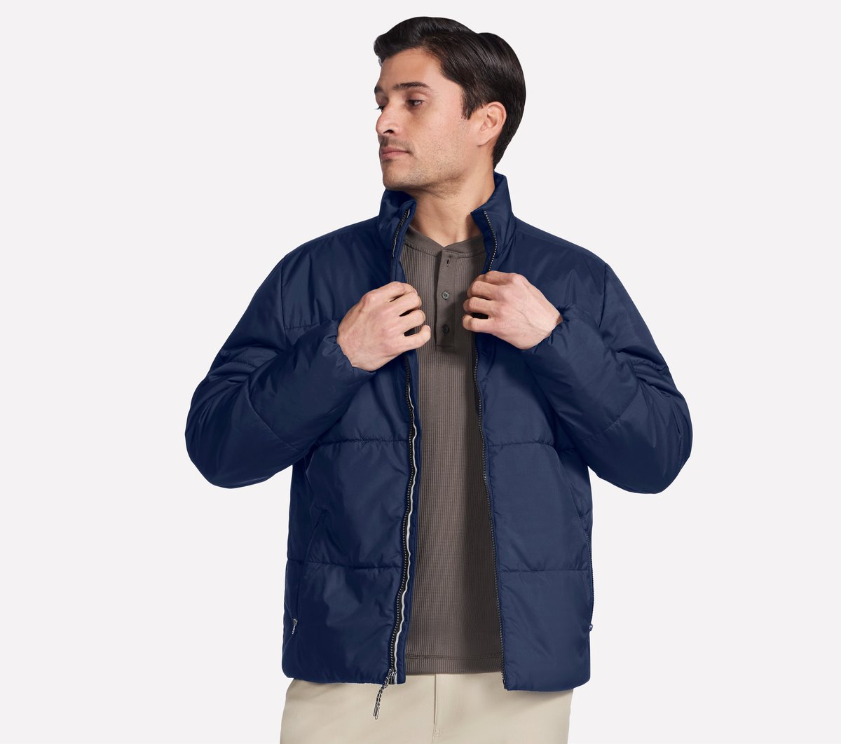 Skechers Men GO SHIELD Cozy Fit Traverse Down Jacket