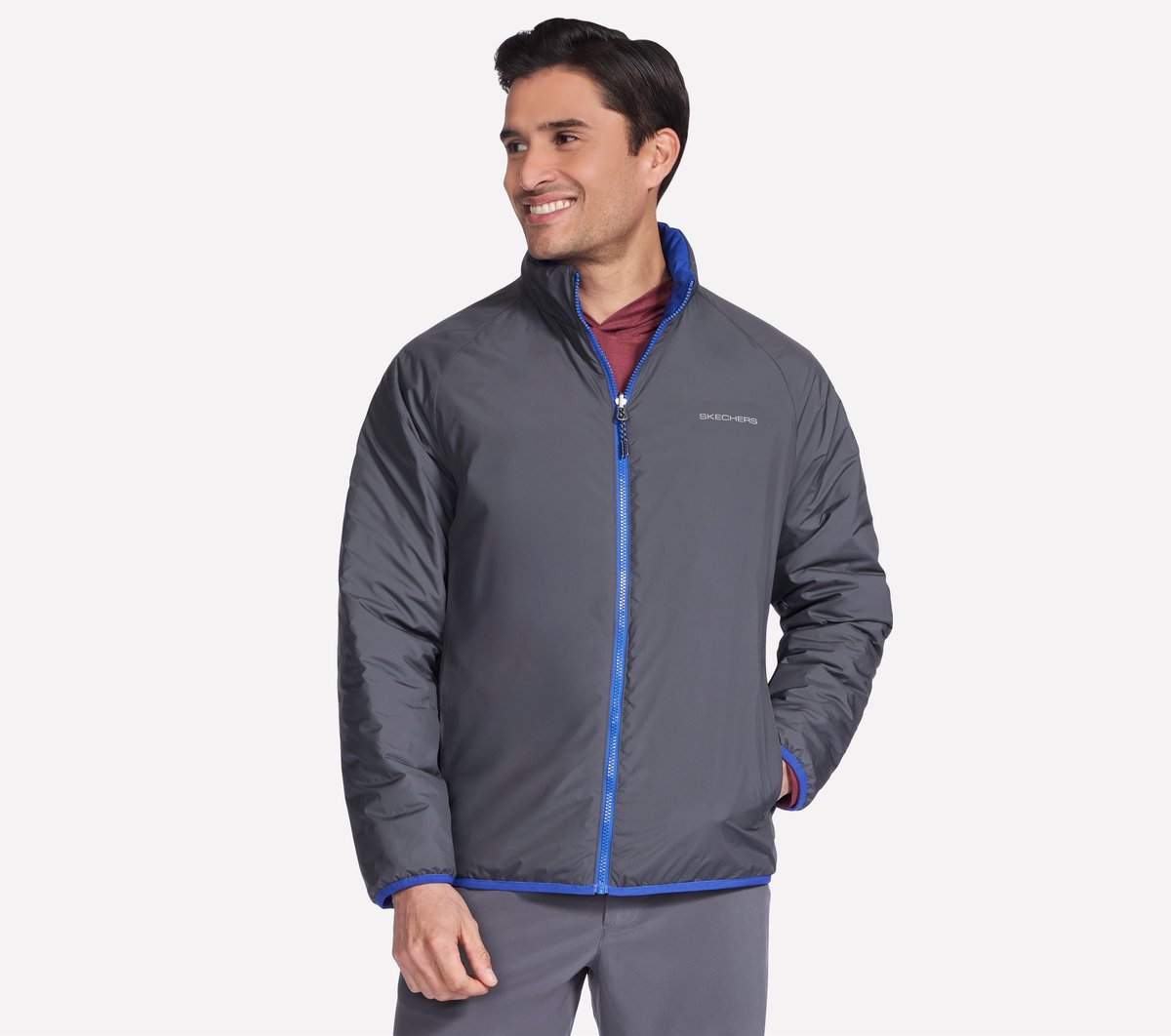 Skechers Men GO SHIELD Cozy Fit Altitude Reversible Jacket