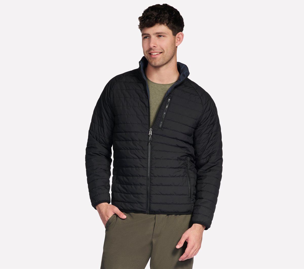 Skechers Men GO SHIELD Cozy Fit Altitude Reversible Jacket