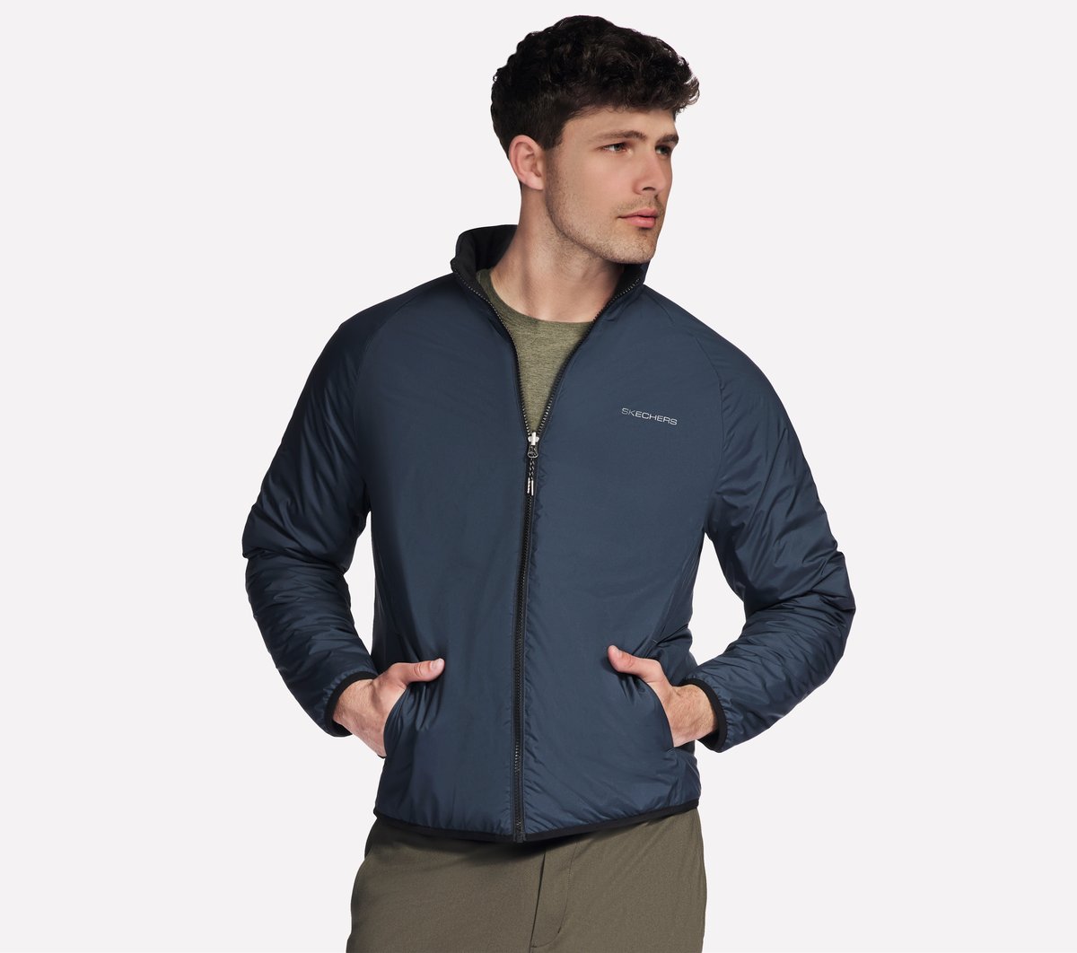 Skechers Men GO SHIELD Cozy Fit Altitude Reversible Jacket