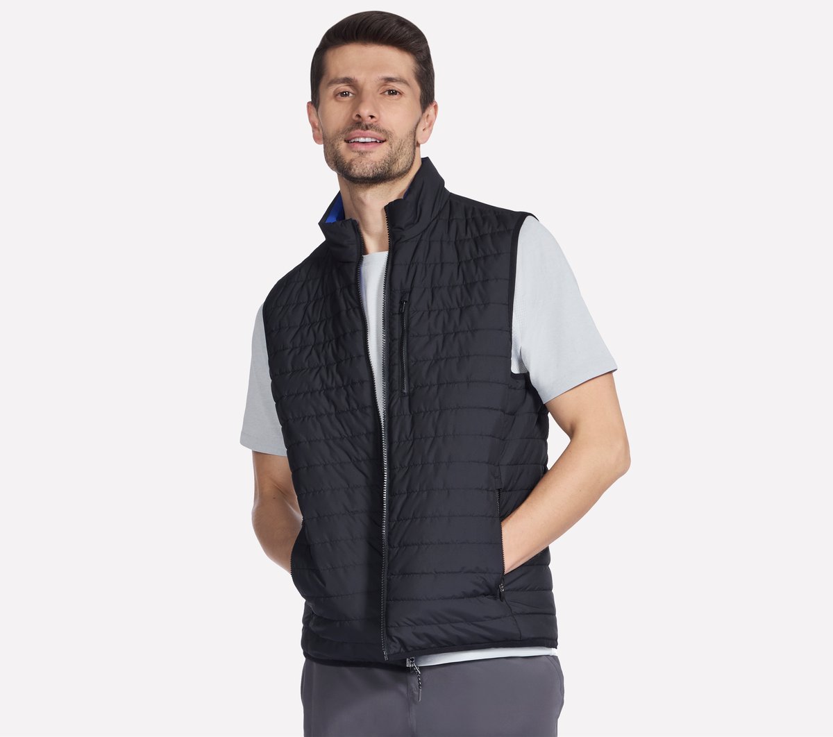 Skechers Men GO SHIELD Cozy Fit Altitude Reversible Vest