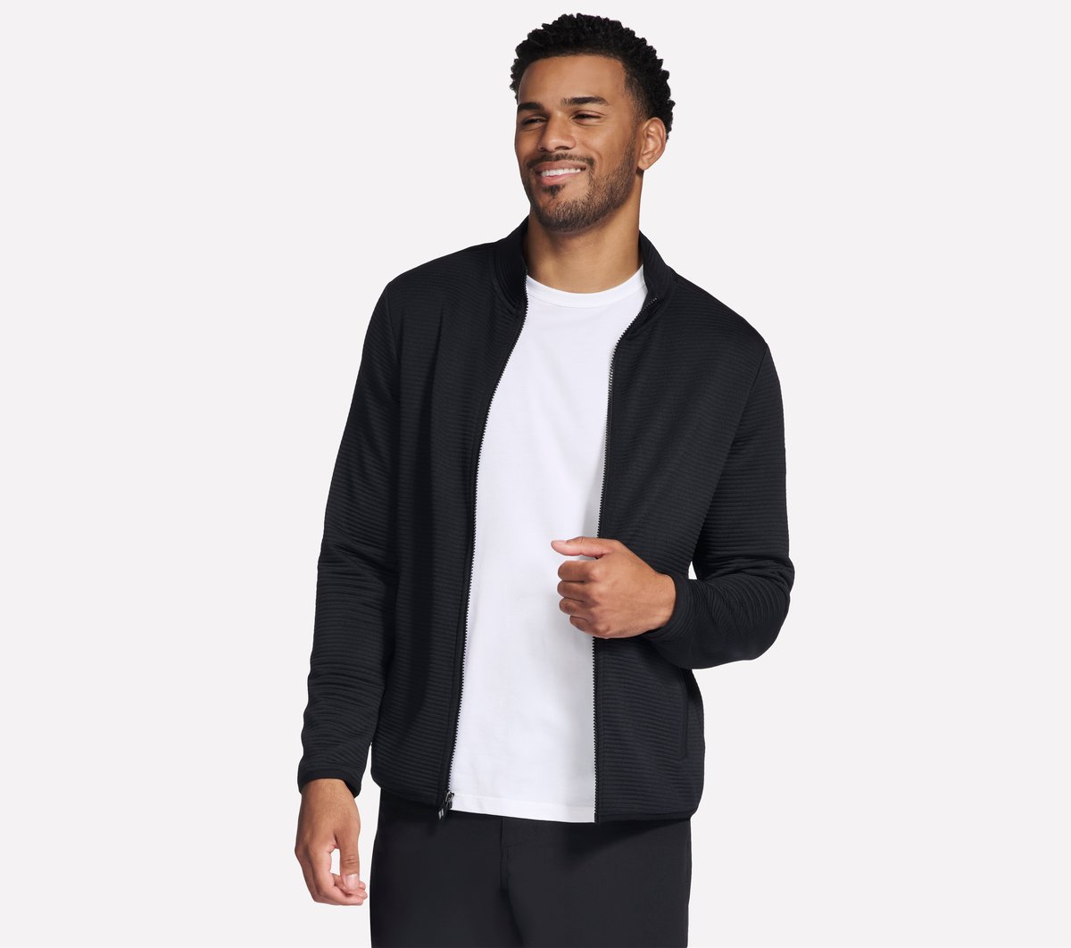 Skechers Men The Hoodless Hoodie Ottoman Jacket