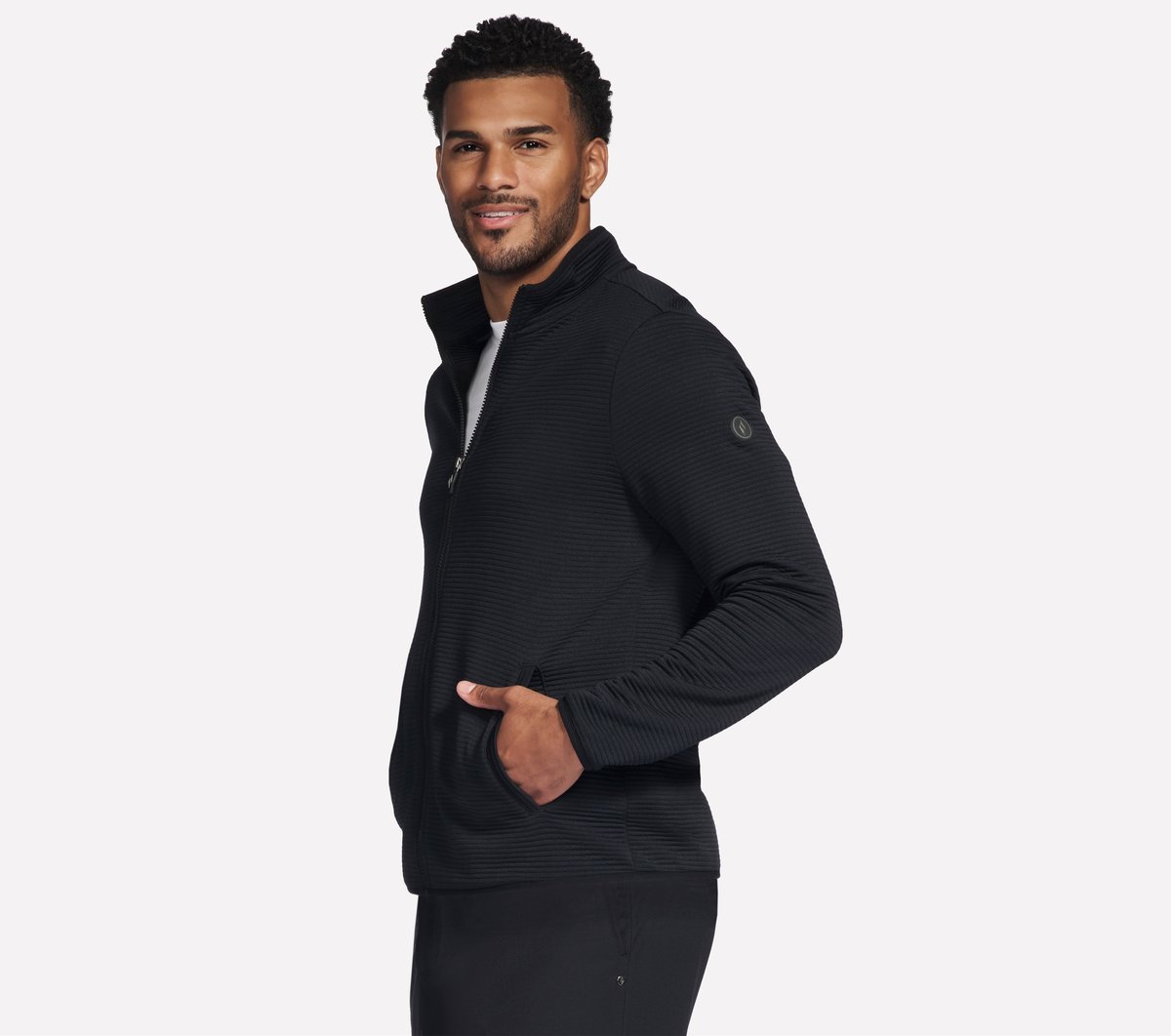 Skechers Men The Hoodless Hoodie Ottoman Jacket