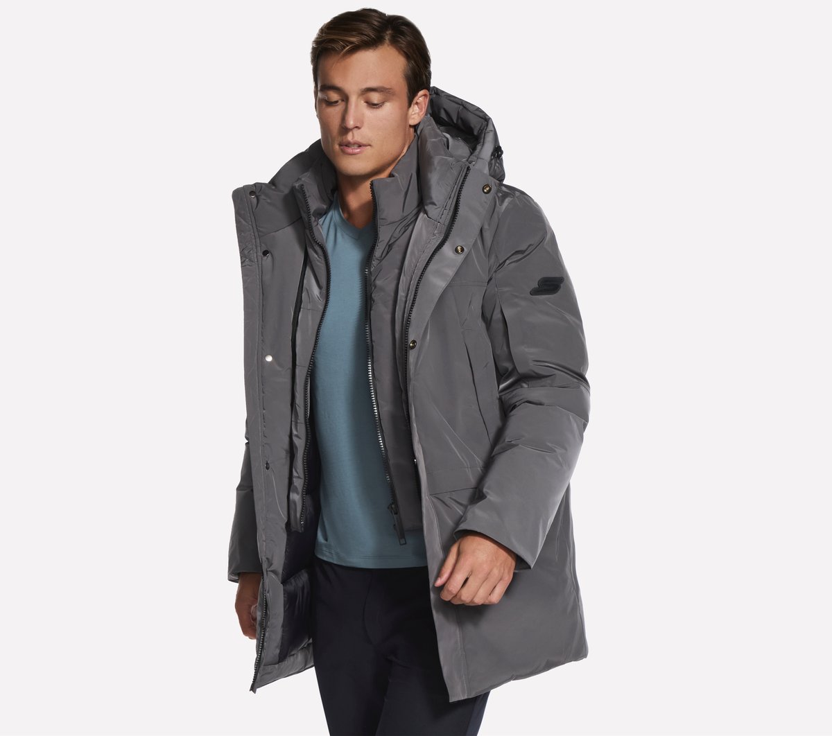 Skechers Men Non-Quilted Parka