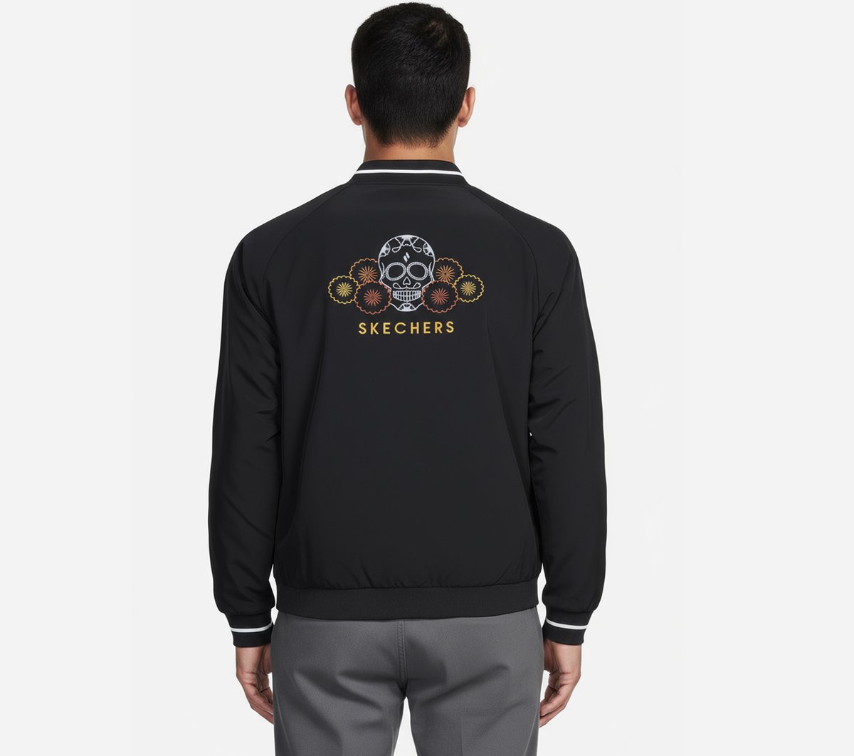 Skechers Men Dia de Muertos Bomber Jacket
