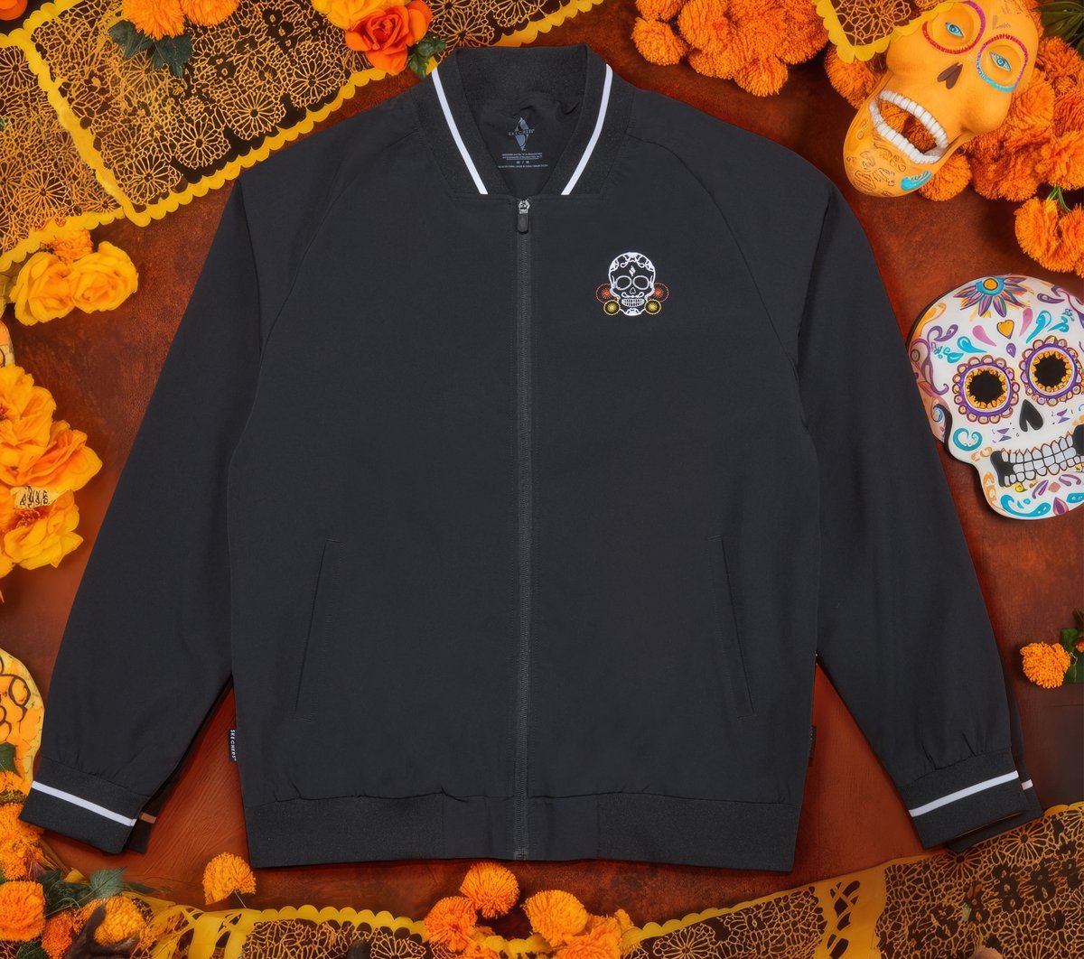 Skechers Men Dia de Muertos Bomber Jacket