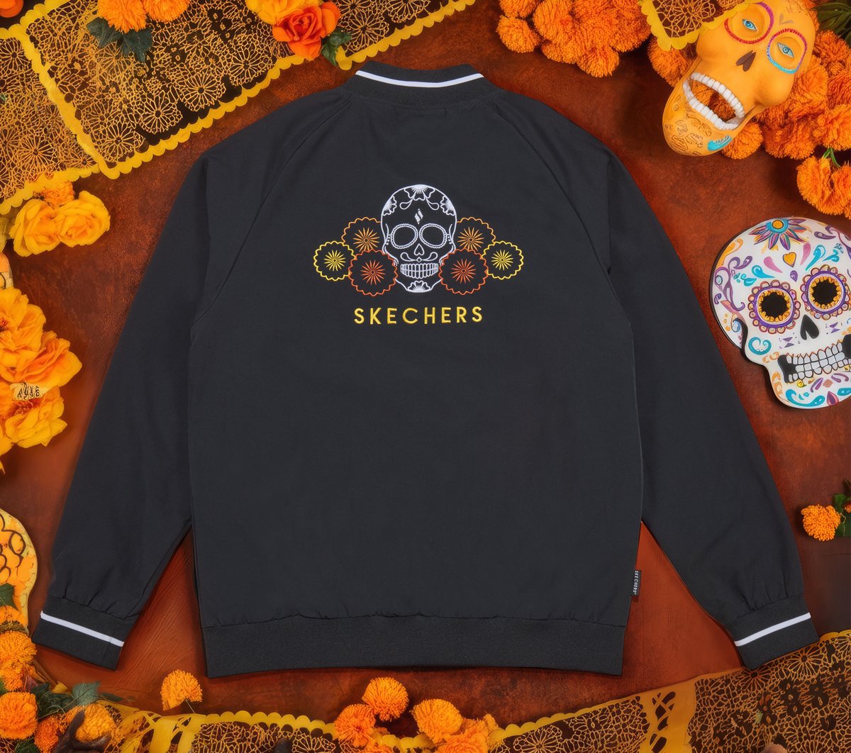 Skechers Men Dia de Muertos Bomber Jacket