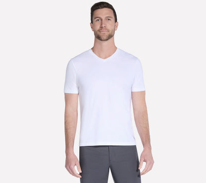 Skechers Men GO DRI Pima Short Sleeve V-Neck