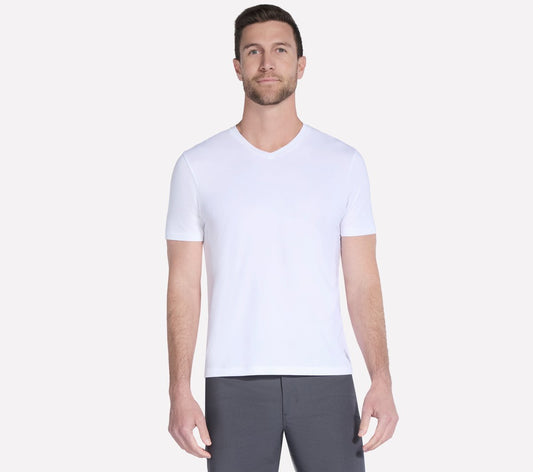 Skechers Men GO DRI Pima Short Sleeve V-Neck