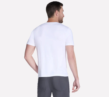 Skechers Men GO DRI Pima Short Sleeve V-Neck