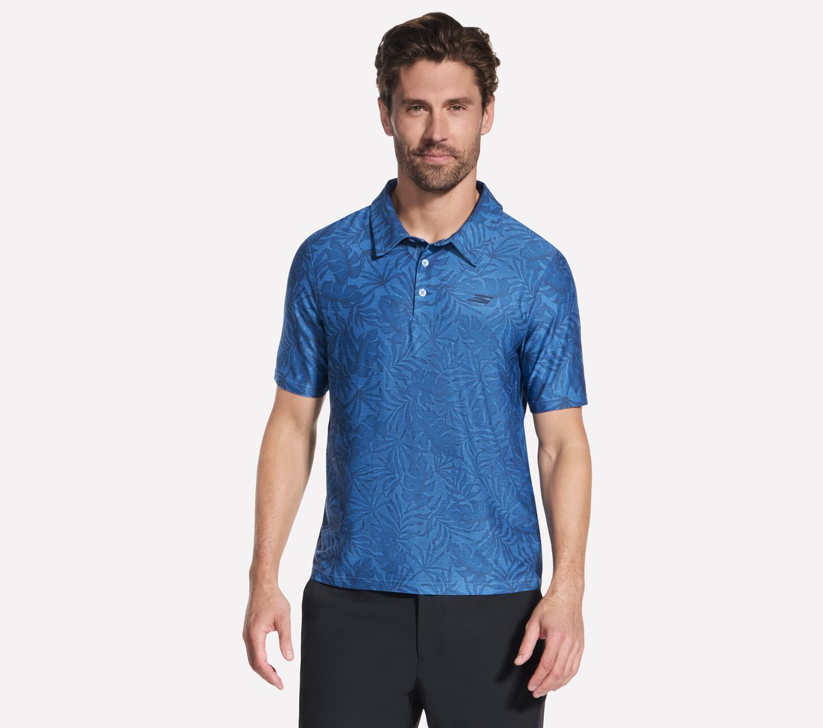 Skechers Men GO DRI All Day Printed Polo