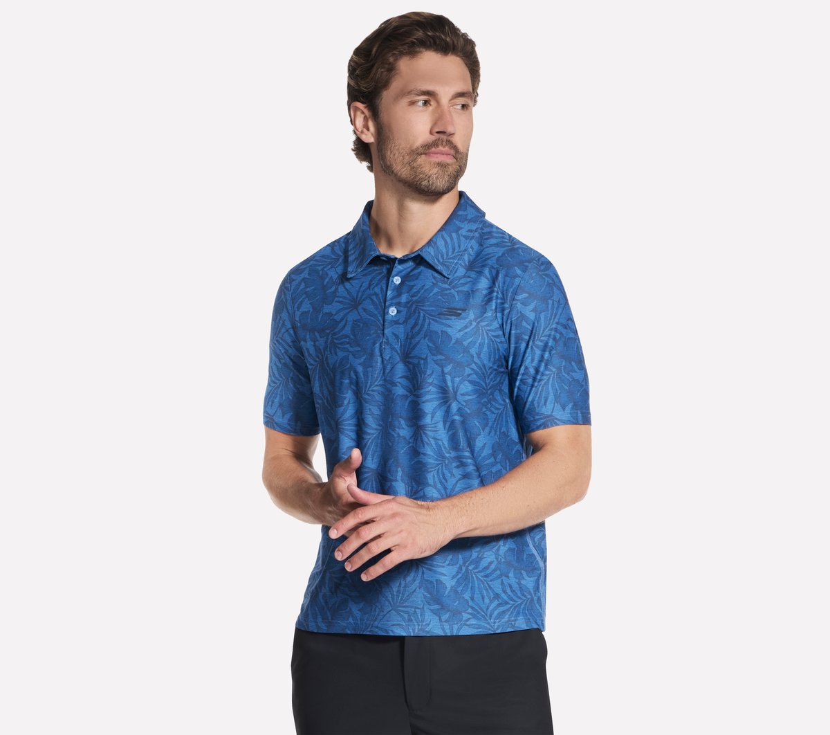 Skechers Men GO DRI All Day Printed Polo