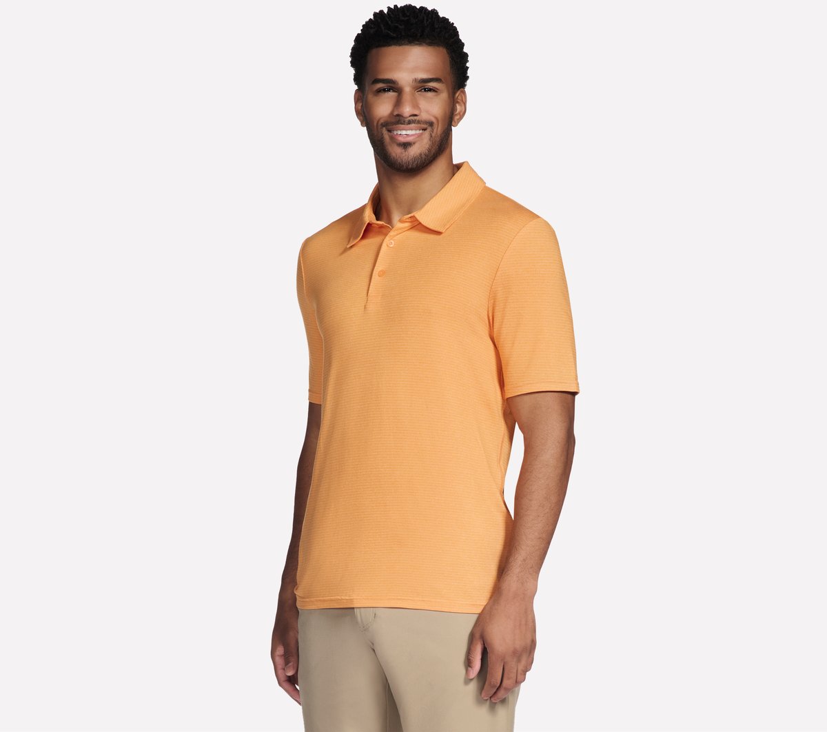 Skechers Men GO GOLF GO DRI All Day Stripe Polo
