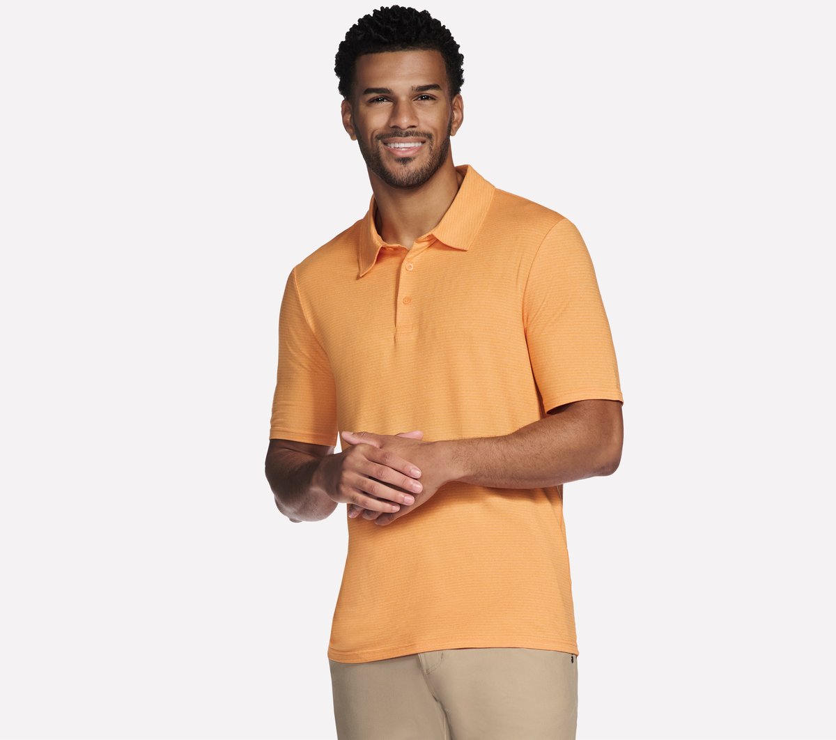 Skechers Men GO GOLF GO DRI All Day Stripe Polo