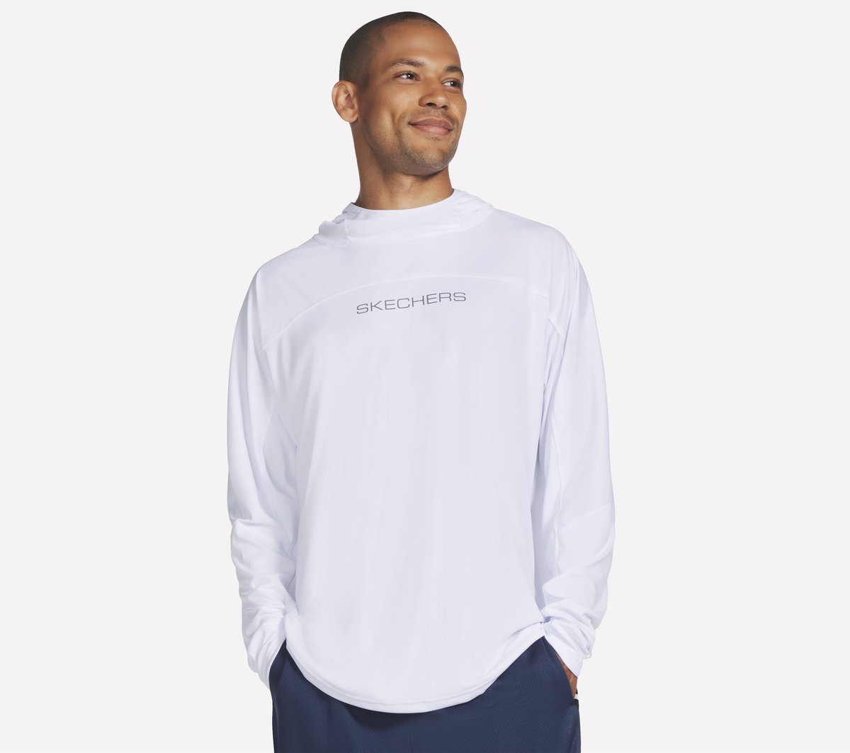 Skechers Men Hoops Long Sleeve Hoodie